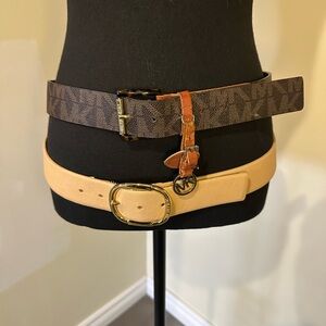 2 Michael Kors belts